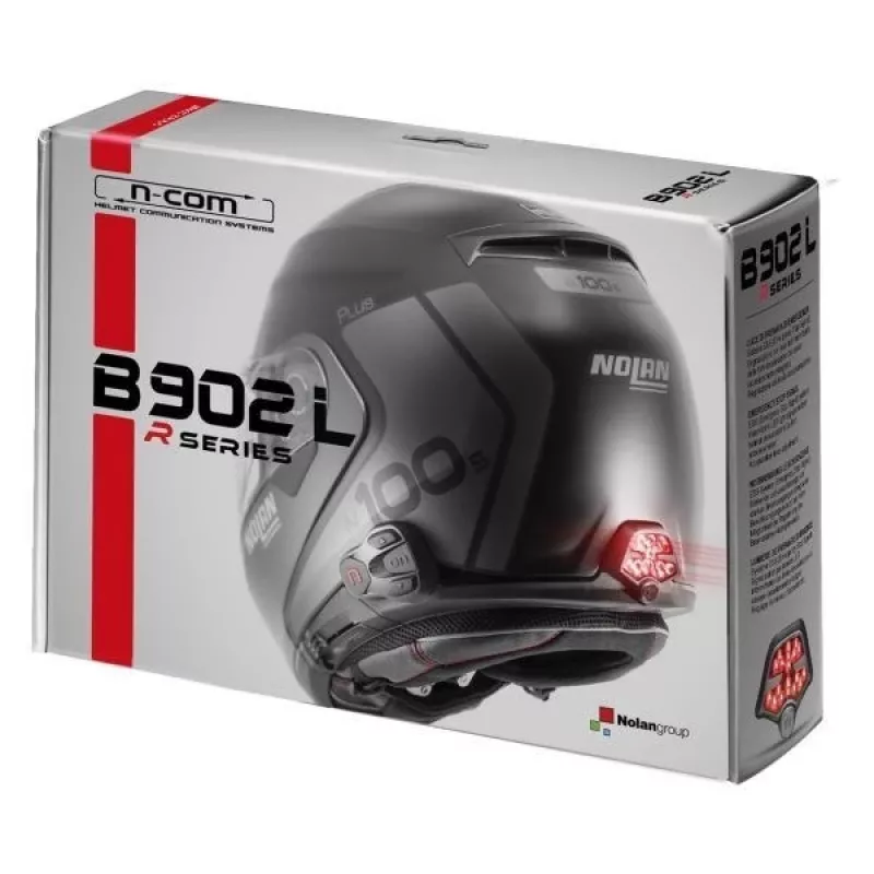 Nolan N-Com B902L R interkom motocyklowy, 1 szt., czarny