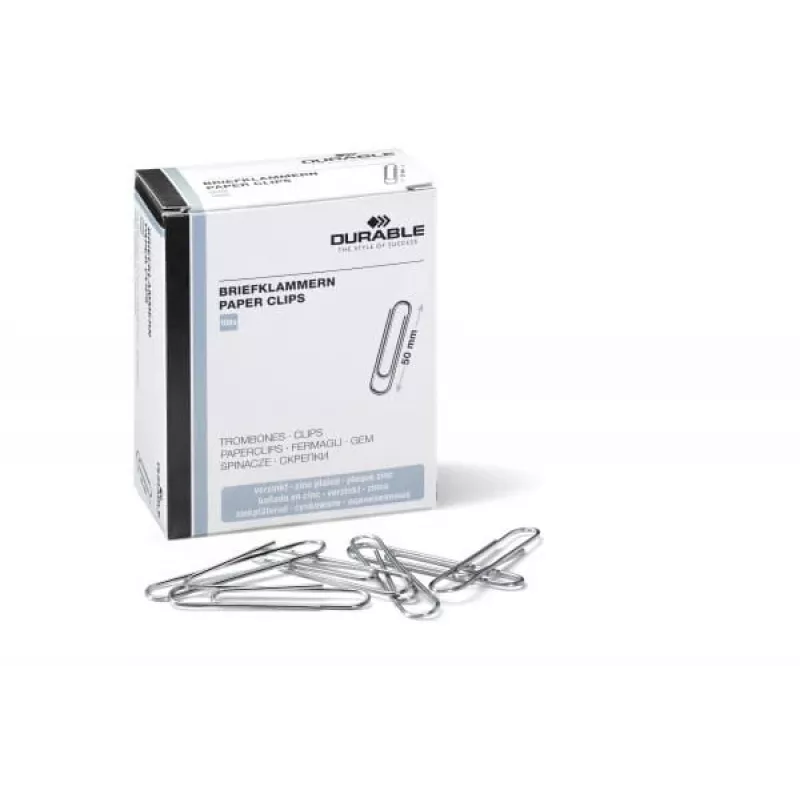 Spinacz biurowy Durable 122425 Metal 100 szt.