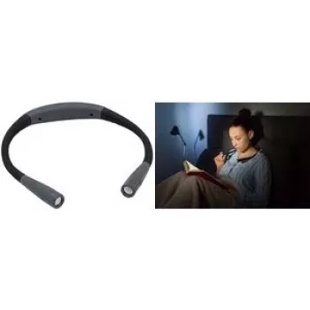 Lampa LED do czytania WEDO LOOPLIGHT regulowana USB, model 254 22101, przenośna lampka biurkowa z elastycznym ramieniem
