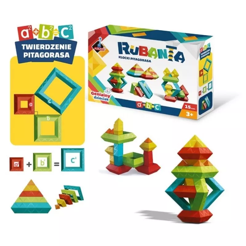 Rubanta Klocki Pitagorasa 15 elementów
