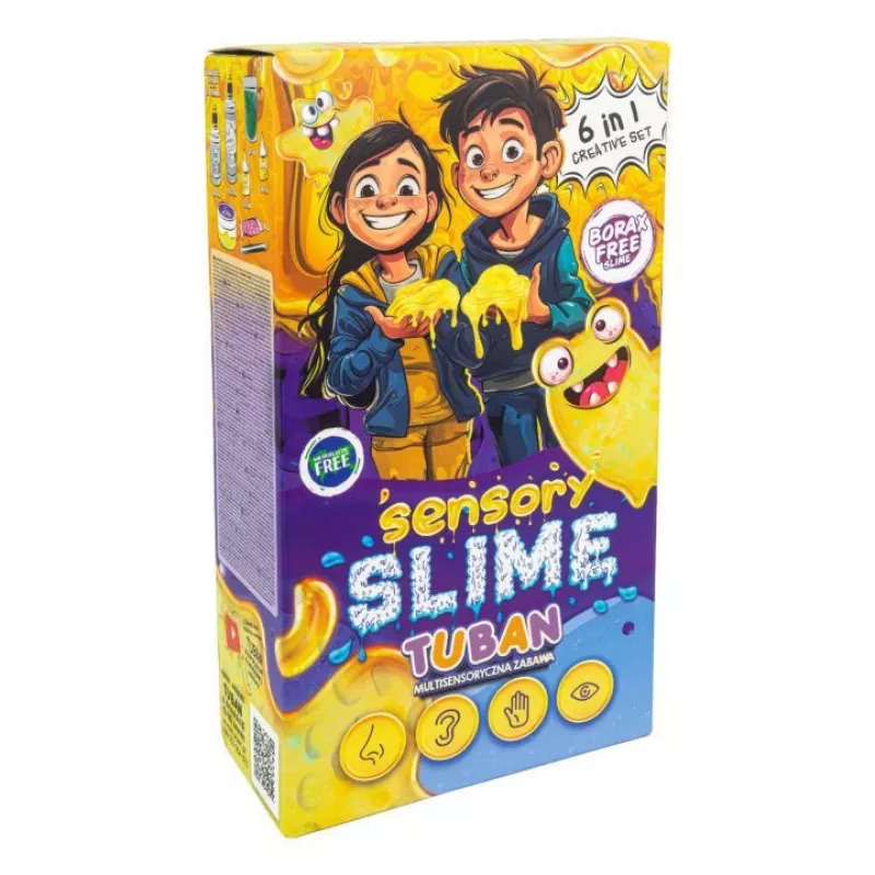 Zestaw sensoryczny slime TUBAN TU3812 6-w-1 — zestaw DIY z sześcioma wariantami slime