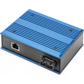 Digitus DN-652102-1 Konwerter mediów sieciowych 1000 Mbit/s 1310 nm tryb jednomodowy Czarny, Niebieski