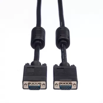 ROLINE Monitor-Kabel mit Ferritkern+DDC, HD15 ST-ST 3,0m (11.04.5653)