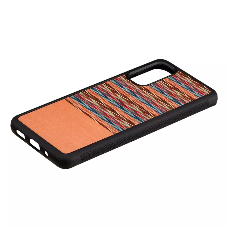 Etui na telefon man and wood Galaxy S20 brązowa krata czarny – ochronne etui do Samsung Galaxy S20