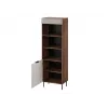 Cama 3 ALMERA Regał 60x42x185 orzech/kaszmir