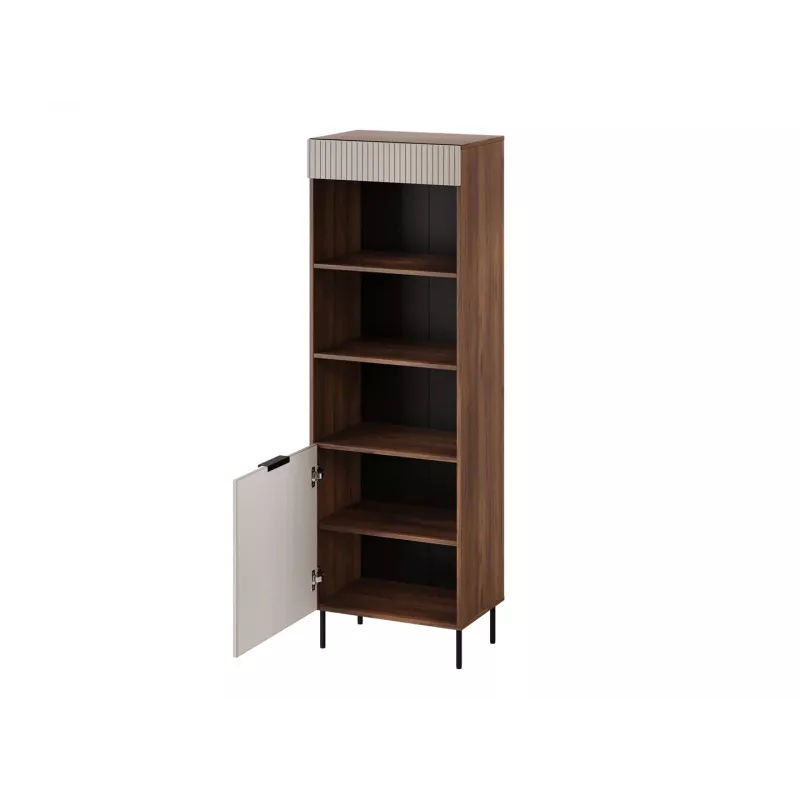 Cama 3 ALMERA Regał 60x42x185 orzech/kaszmir