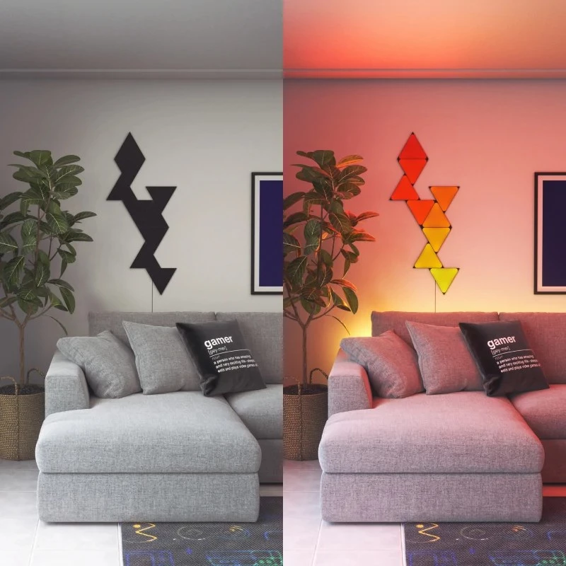 Nanoleaf NL48-1101TW-10PK inteligentne oświetlenie Inteligentny panel Wi-Fi