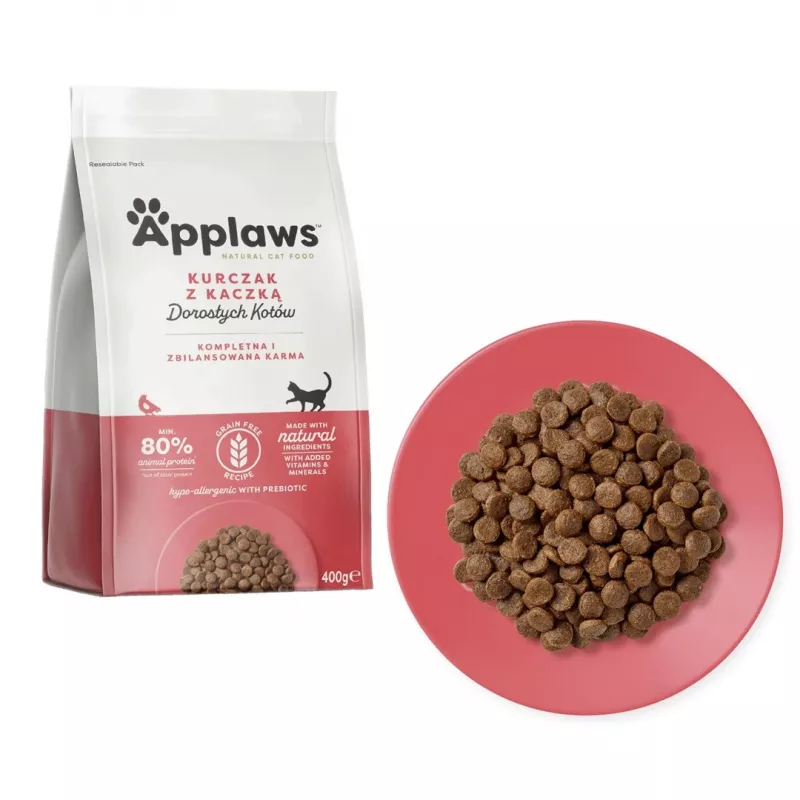 APPLAWS Adult Chicken with duck - sucha karma dla kotów - 400g