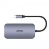 UNITEK D1071A hub interfejsowy USB 3.0 SuperSpeed 5 Gb/s Srebrny