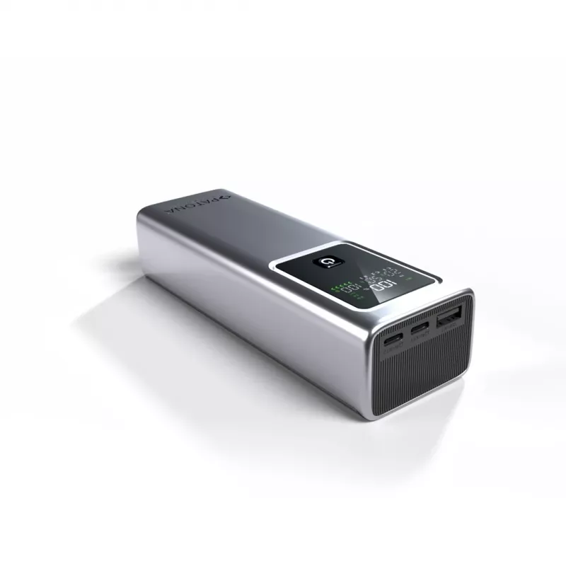 PATONA Platinum Powerbank Luxury One PD100 | 20000mAh | PD 100W | USB-C + USB-A Srebrny, Czarny