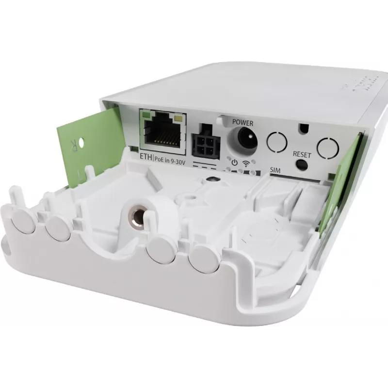 Bezprzewodowy punkt dostępowy MikroTik wAP LTE kit 2024 — 2,4 GHz, 300 Mbps, IP54, PoE, gniazdo SIM