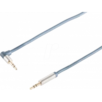 shiverpeaks sp-PROFESSIONAL Kabel audio 3 m 2 x 3,5 mm niebieski - Chrom (SP30823)