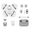Dron DJI Flip 4 wirniki, kamera 48 MP, wideo 3840×2160, bateria 3110 mAh, czarny/biały