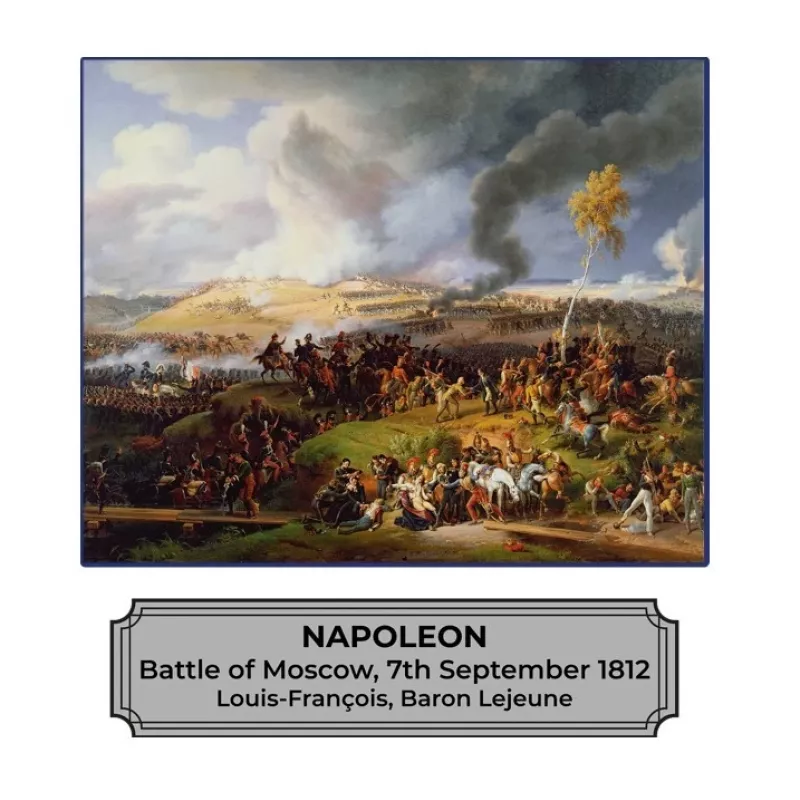 Zestaw konstrukcyjny Cobi Bitwa pod Moskwą Napoleona 145 elementów model historyczny diorama