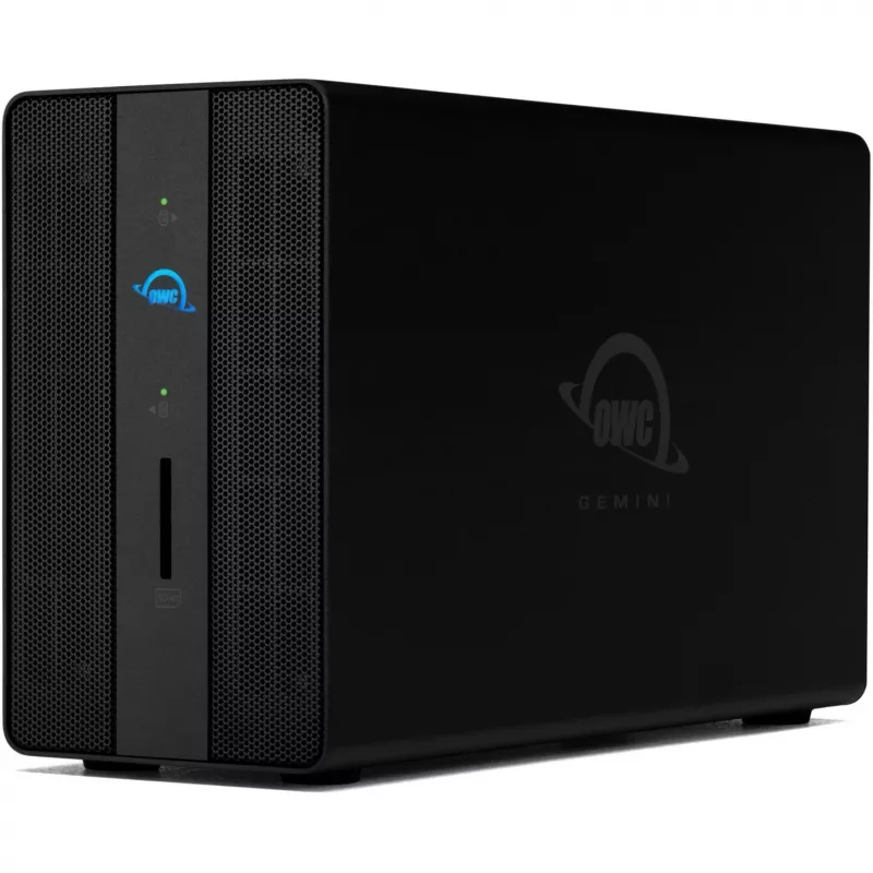 OWC Gemini Dual drive TB3 Hardware RAID Storage and Docking Enclosure - Thunderbolt 3 - Thunderbolt