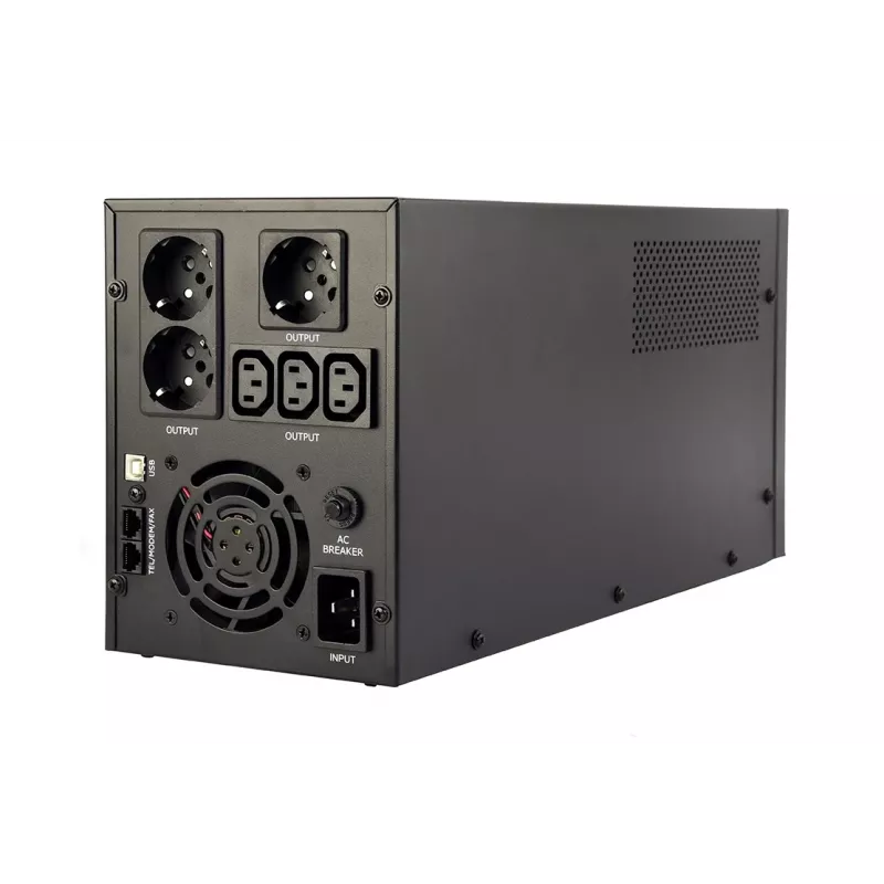 Gembird EG-UPS-036 zasilacz awaryjny (UPS) Line-Interactive 3 kVA 1800 W 6 gniazd AC