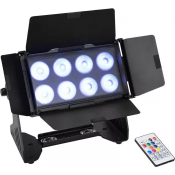 Reflektor LED wash EUROLITE Multiflood 41606250 8×10W RGBW — oświetlenie sceniczne/instrumentalne