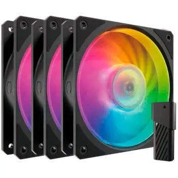 Zestaw 3 wentylatorów COOLER MASTER Mobius 120P ARGB