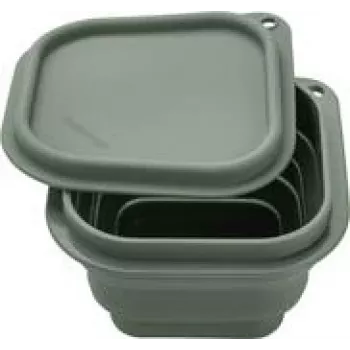 Pojemnik na lunch Fackelmann 26926 Silikonowy Zielono-Szary 130 mm