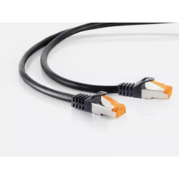 Kabel sieciowy S/CONN 08-26505 Czarny 50m Cat6a S/FTP