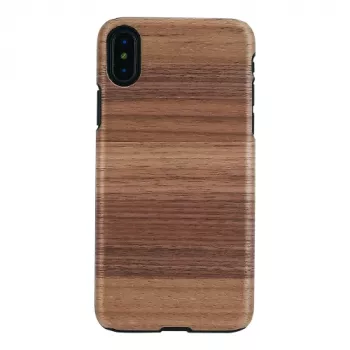 Etui na telefon man and wood do iPhone X/XS, Strato Czarny, ochronna twarda skorupa
