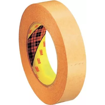Dwustronna taśma 3M 9527, 50 m x 25 mm, kremowa — wysokoprzyczepna taśma tkankowa