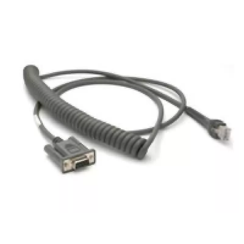 Kabel szeregowy Zebra CBA-R37-C09ZBR beżowy 2,74 m DB9
