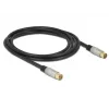 Kabel koncentryczny RG-6/U DeLOCK 88946 2m IEC Czarny