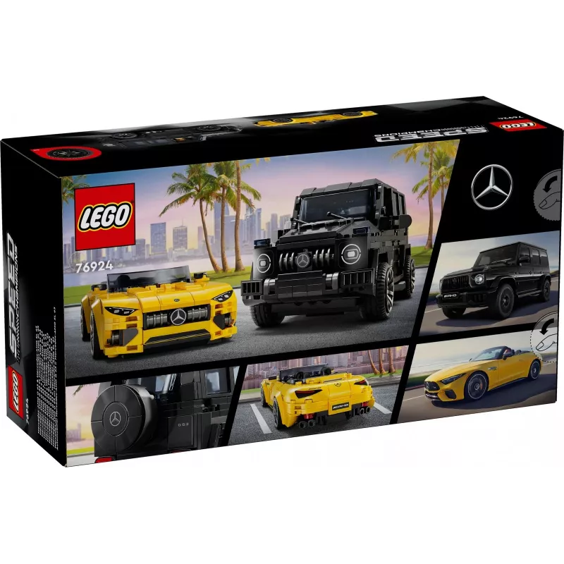 LEGO Speed Champions Mercedes-AMG G 63 i Mercedes-AMG SL 63 76924, Wielokolorowy