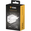 Ładowarka ścienna USB-C YENKEE G35D 2x18W Power Delivery 3.0 3A