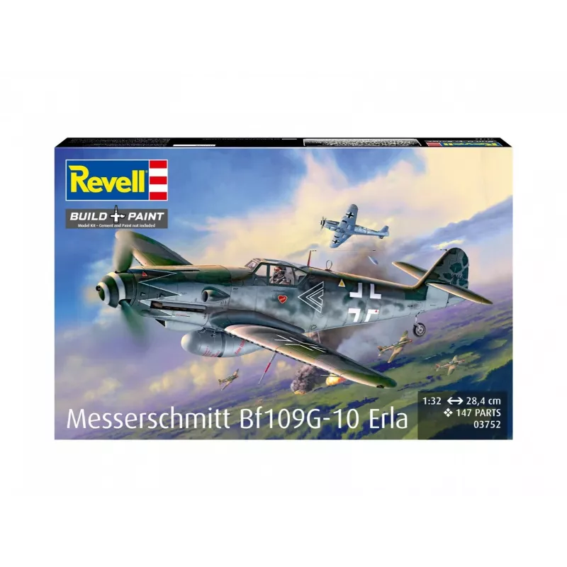 Plastikowy model samolotu REVELL Messerschmitt Bf109G-10 Erla w skali 1:32