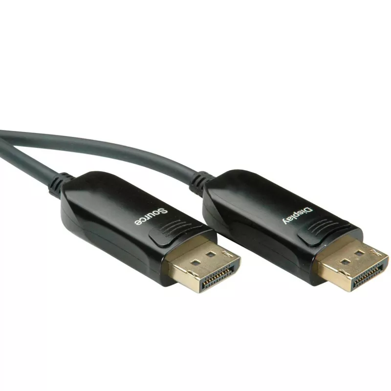 Kabel ROLINE DisplayPort v1.4 AOC 8K60 ST/ST 20m – Kabel – cyfrowy/wyświetlacz/wideo – 20 m (14.01.3493)