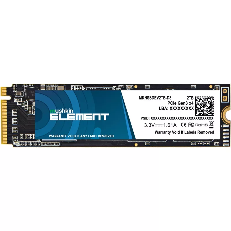 Mushkin ELEMENT – SSD – 2 TB – wewnętrzny – M.2 2280 – PCIe 3.0 x4 (NVMe)