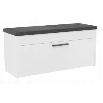 Topeshop PARMA SZAFKA BIEL shoe organizer Closed Biały