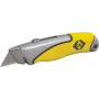 Utility Knife C.K Tools T0957-1 Stal nierdzewna Żółty Nóż z odłamywanym ostrzem