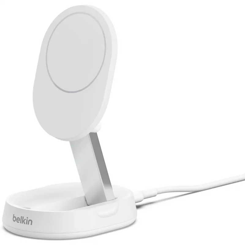 Belkin BoostCharge Pro Smartfon Biała AC Ładowanie bezprzewodowe Szybkie ładowanie Wewnętrzna