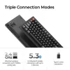 Klawiatura mechaniczna Keychron V3 Ultra 8K — przewodowa i Bluetooth, QWERTY, RGB, czarna