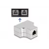 DeLOCK RJ45 Splitter T Adapter 1 x gniazdo RJ45 na 2 x gniazdo RJ45 Cat.5e STP