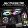Wentylator Corsair iCUE LINK RX120 RGB 12 cm czarny 400-2100 RPM