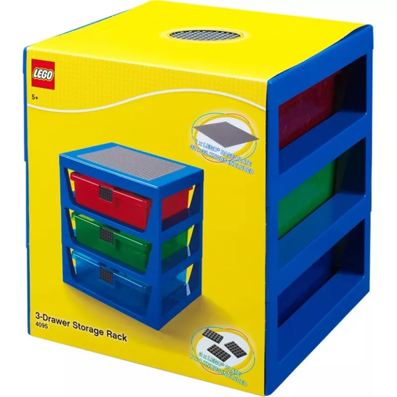 LEGO R.C. pudełko z szufladą niebieskie 40950002 (40950002)