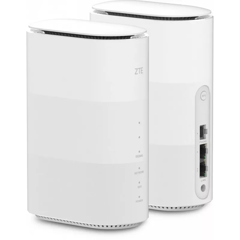 Router ZTE MC888B 5G dwupasmowe Wi‑Fi 6, slot SIM, Gigabit Ethernet, 2 porty LAN, 1 WAN, 1000 MB pamięci wewnętrznej, czarny