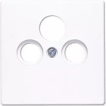Ramka przełącznika ściennego JUNG LS 990 SAT WW – ramka serii minimalistycznej do modułowych przełączników elektrycznych