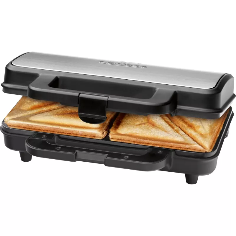 ProfiCook PC-ST 1092 - Sandwichmaker - 900 W - Stal nierdzewna/Czarny