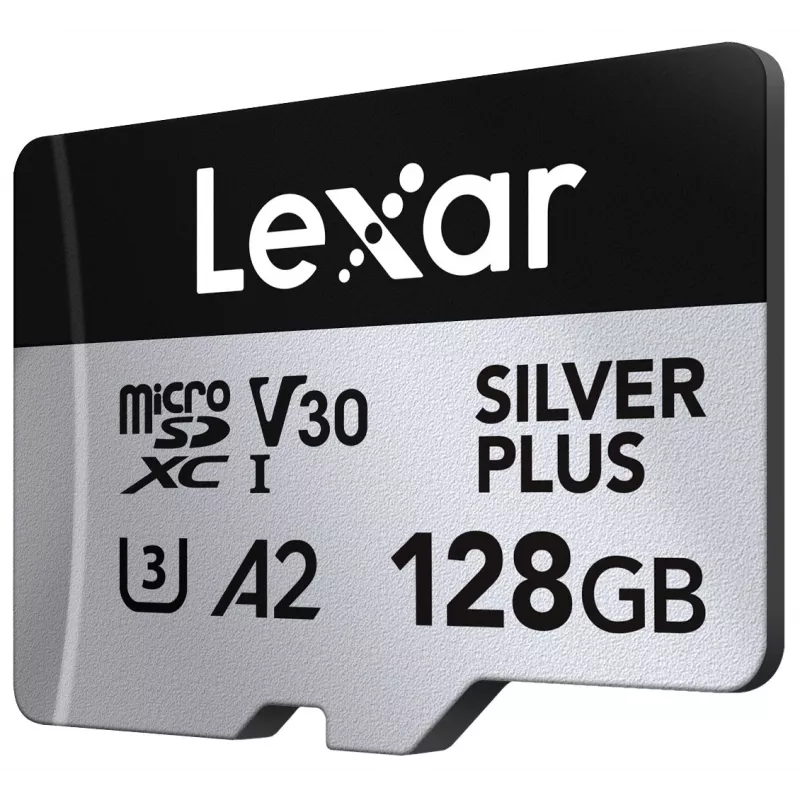 Pamięć Flash Lexar 128 GB UHS-I MicroSDXC Professional srebrny PLUS