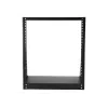 StarTech.com 2-Post 12U Heavy-Duty Desktop Server Rack, Small Open Frame 19in Computer Rack, Compact sieciowy Rack for AV / Studio / Data / IT Equipment, TAA Compliant - Free Standing Two-Post Home/Office Rack
