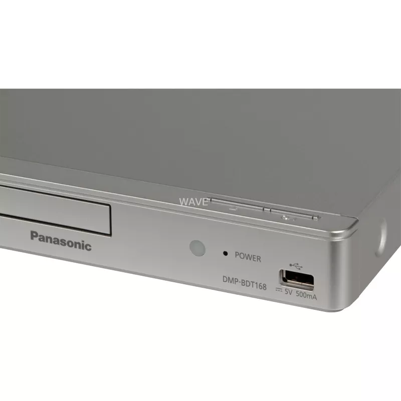 Odtwarzacz Blu-ray Panasonic DMP-BDT168EG DVD-Video, MP3, WMA, JPEG, WAV, XviD, AAC, AVCHD, MKV, CD-DA, FLAC, MPO, BD-MV, ALAC z łączem USB