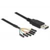 Kabel USB DeLOCK 1.8m USB2.0-A/TTL 6-pin czarny