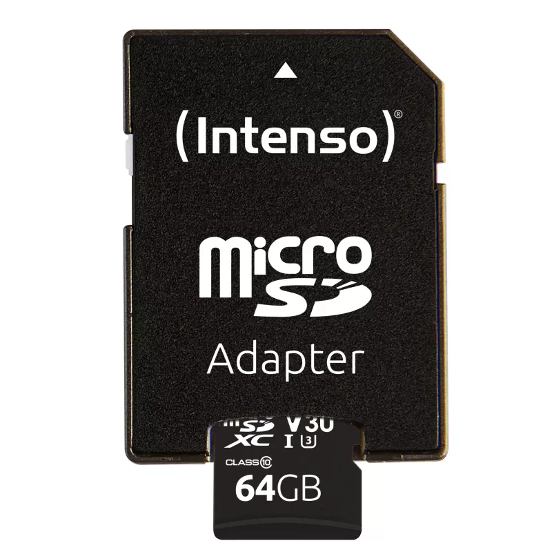Karta pamięci Intenso 64 GB MicroSDXC UHS-I Klasa 10 3433490