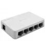 Przełącznik sieciowy QOLTEC 52247 5 x portów RJ45 1000Mbps Gigabit niezarządzalny