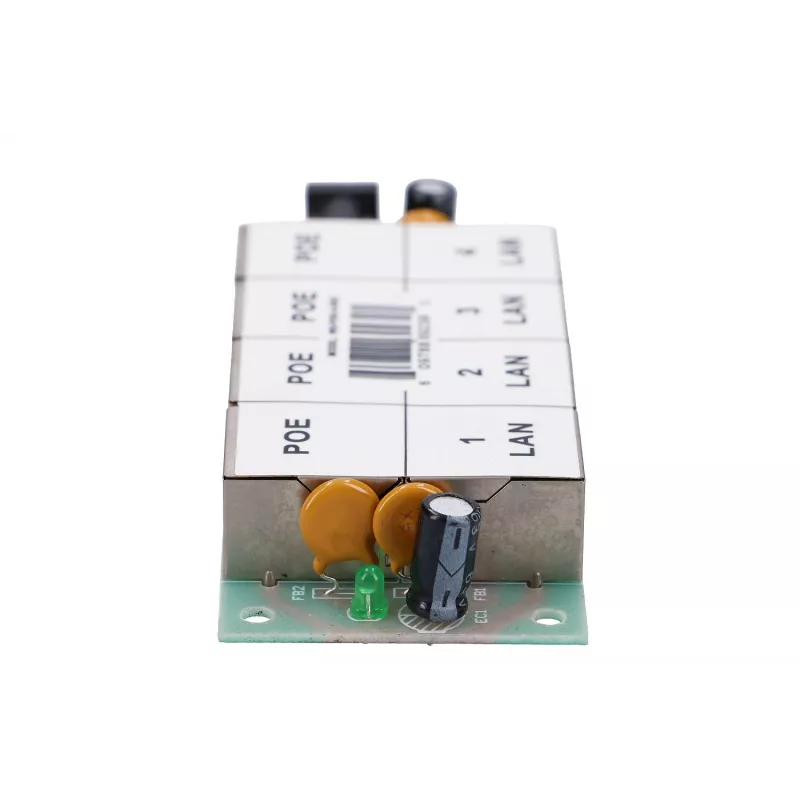 Iniektor PoE Extralink 4-portowy 4x 100Mb/s RJ45, Fast Ethernet, 48 V, bez obudowy